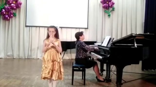 Васильева Полина. Блок-флейта Г.Ф. Гендель Ария и В. Симонова Восточная мелодия смотреть онлайн