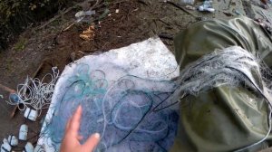 КАК СВЯЗАТЬ ВМЕСТЕ ДВЕ СПЛАВНЫЕ СЕТИ ДЛЯ РЫБАЛКИ, Рыбалка сетями с fishermandv.27us
