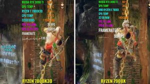 RYZEN 7 7800X3D vs RYZEN 9 7900X | Test in 6 Games