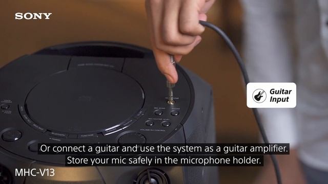 Sony MHC-V13 High-Power Party Speaker with BLUETOOTH® Technology смотреть онлайн