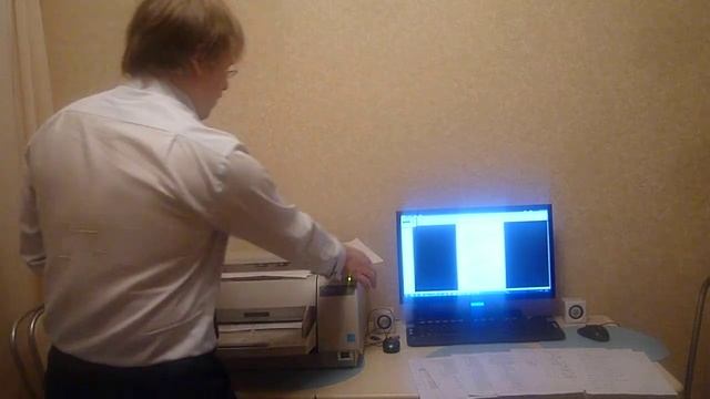 Сканирование документов с помощью управляющего листа