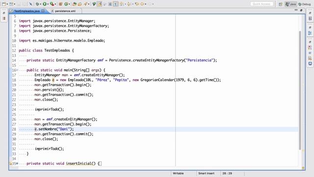Java: JPA + Hibernate – 8. Merge y remove смотреть онлайн