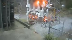 Короткое замыкание на баковом элегазовом выключателе