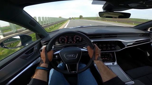 2023 Audi A7 Sportback 55 TFSI quattro | POV driving смотреть онлайн