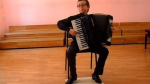 Выйду на улицу. Русск. нар. песня, обр. О.Бурьян. аккордеон -  Волков Андрей