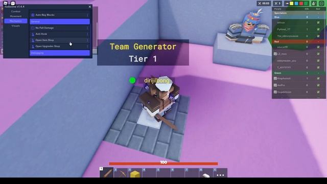 Unpatched gui for roblox bedwars! Actually OP, auto kill, fly+speed (2021 pastebin) смотреть онлайн