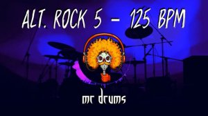 Alt. Rock 5 - 125 BPM | Backing Drums | Rock Ballad Drums