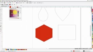 สอนcoreldraw 2017 บทที่ 4 การใส่สีและลวดลายต่างๆลงในวัตถุ