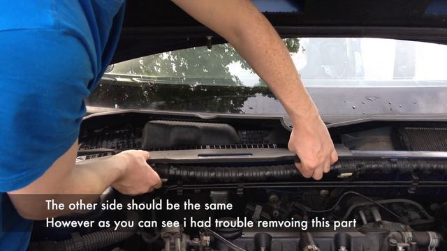 Wiper Mechanism Removal - Peugeot 406 смотреть онлайн