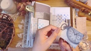 【ASMR】新しい素材でヴィンテージコラージュ⚙️?Scrapbooking Journaling Relaxing sounds