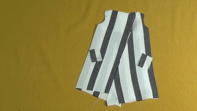 Швейные ТРЮКИ с полосатой тканью ? Авторские приемы построения летнего ПЛАТЬЯ / САРАФАНА
