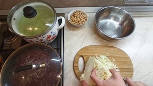 Постный борщ с фасолью, просто и вкусно!