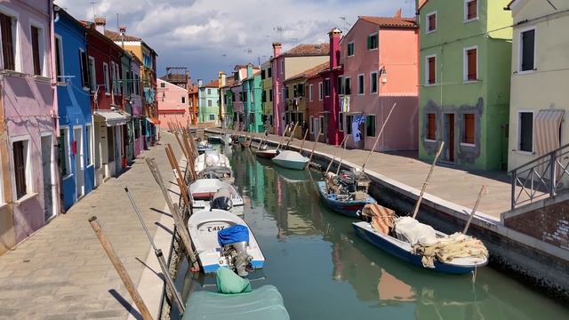 Остров Бурано, passeggiando per Burano, walking tour Burano Venezia