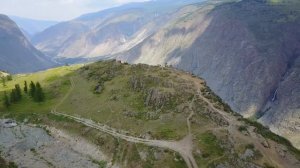 Перевал Кату-Ярык с снятый с квадрокоптера.