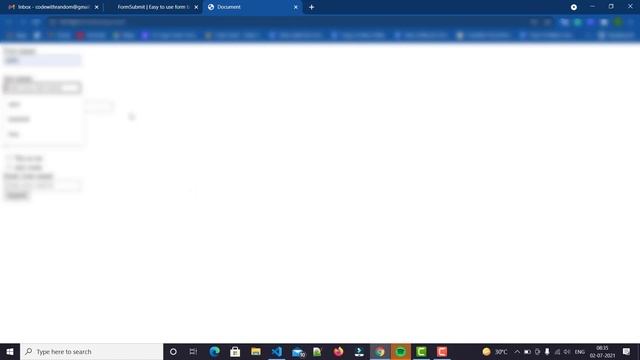 ✴How to collect form data without backend | html form data in email | simple html form