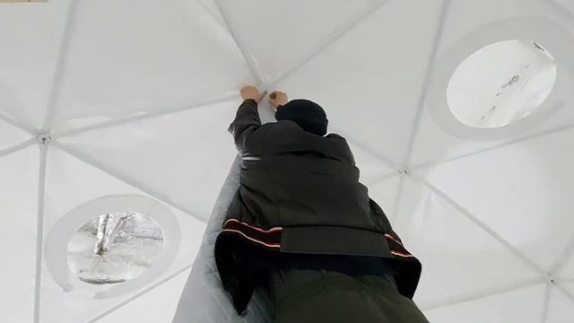 купольный шатер диаметр 6м. геосфера, глэмпинг. novatent смотреть онлайн