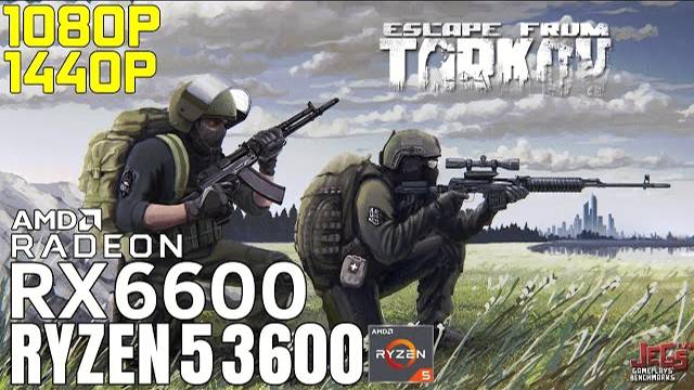 Escape from Tarkov | Ryzen 5 3600 + RX 6600 | 1080p, 1440p benchmarks! смотреть онлайн