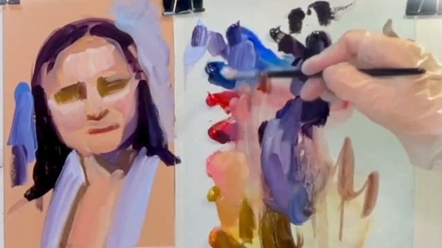 Тестирую масляные краски производителя  ЗВЕЗДНЫЙ ЦВЕТ #масляныекраски