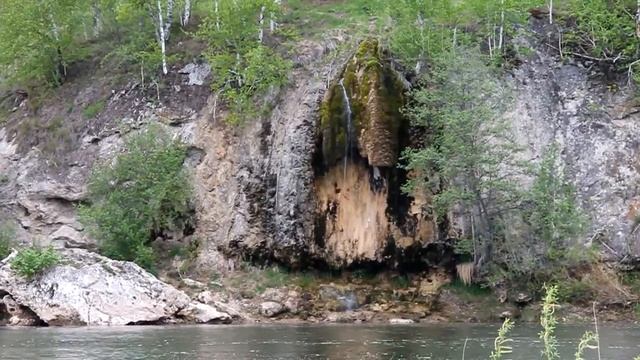 Асинский (Абзановский, Зеркальный) водопад, Башкирия (2011 05 21) смотреть онлайн