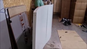 Вальцованные кассеты и элементы фасада и колонн из композитной панели