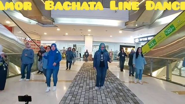 Amor Bachata Line Dance Demo by Ps#IldiDki смотреть онлайн