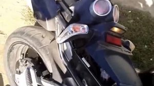 Suzuki gsr 400 без глушителя,выхлоп