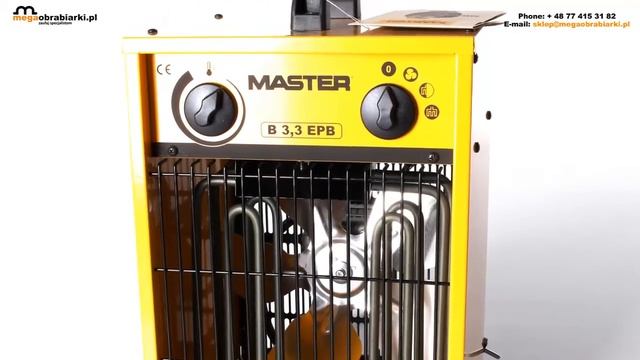 Przenośna nagrzewnica powietrza Master B3,3 EPB смотреть онлайн