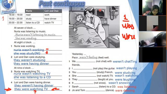 4th secondary review for the exam "past continuous and adverbs of manner смотреть онлайн