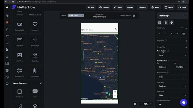How To Use Google Maps In FlutterFlow | FlutterFlow Tutorial