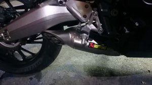 honda cbr650f akrapovic db killer vs non db killer