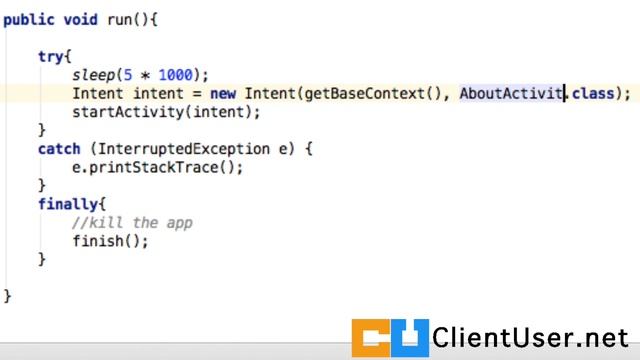 Android Tutorial #21: Splash Screen (2/2) ; Introduction to java threads