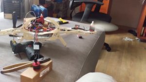 Тест напечатанного на 3d принтере пропеллера для квадрокоптера