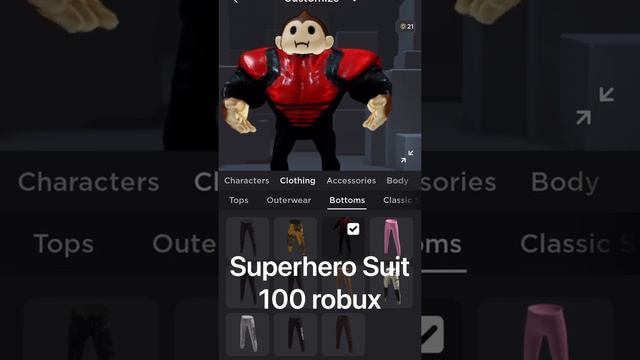 ROBLOX layered clothing trick #1 The biggest monkey you can make so far. #roblox #layeredclothing