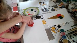 Делаем вместе! Рисование разной техникой.лечение при ДЦП.