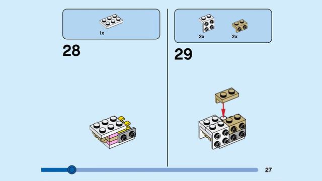 LEGO 31128 Dolphin and Turtle (4K) - building instructions 1/3 смотреть онлайн