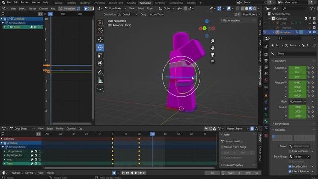 Roblox animation to blender [Tutorial] смотреть онлайн
