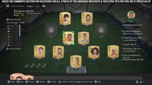 FC 24 Marquee Matchups – Barcelona vs Sevilla SBC - Cheap Solution & Tips