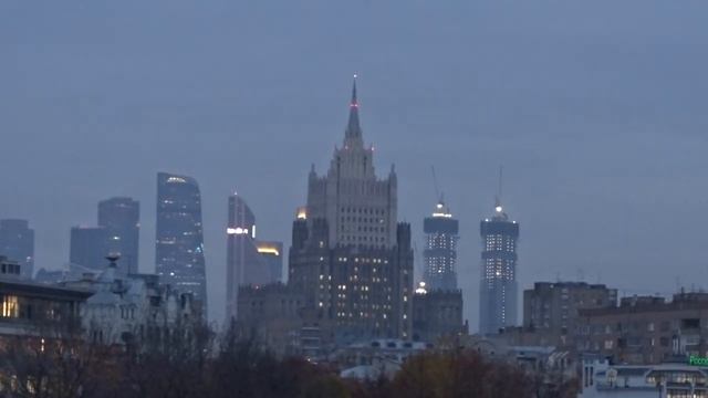 Стройка Capital Towers конец октября  2020