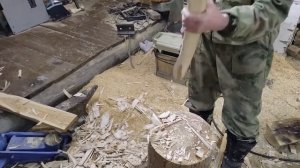 Топорище по старинной технологии моего деда