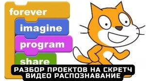 Разбор проектов на Скретч для цифровых волонтеров - 20. Видео распознавание.