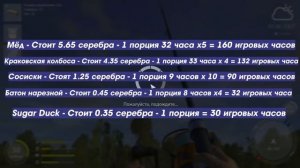 РУССКАЯ РЫБАЛКА 4. Еда. Что выгодней есть игроку?