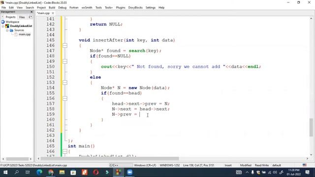 #18.4 DSA | Doubly Linked List | Insert Node After Specific Node | Lecture in Hindi/Urdu