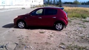 Рено сандеро спойлер №2 "КАРТ RS" (NV676)