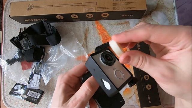 Аксессуары Прибамбасы Крепления DEXP для Экшен камер GoPro Eken Sjcam Yi Моноподы Клипса смотреть онлайн