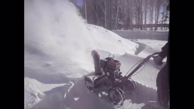 Самодельный снегоуборщик из мотокультиватора смотреть онлайн