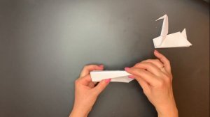 swan - origami, лебедь - оригами