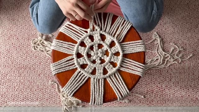 DIY: Macrame Round Tablecloth Tutorial / Home Boho Decor