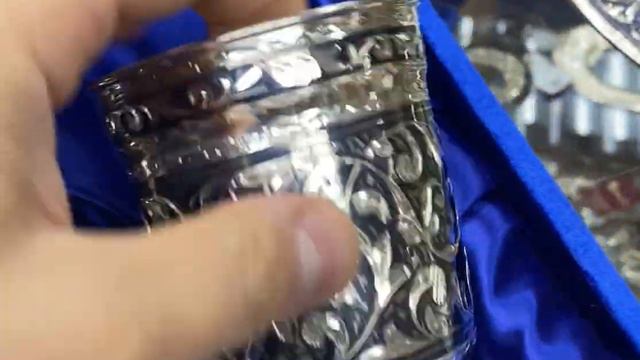 Большой серебряный стакан "Краса", ст123 смотреть онлайн