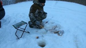 МАЛЁХА ПОРЫБАЧИЛ НА ЛЮБИМОЙ РЕКЕ! МОРОЗ И СОЛНЦЕ КЛЁВЫЙ ДЕНЬ! Зимняя рыбалка на Ямале!