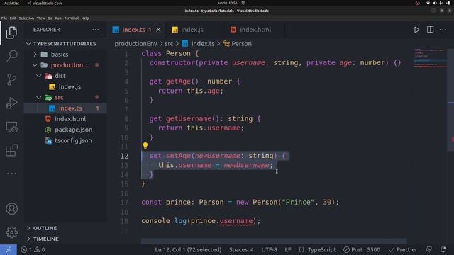 TypeScript Getters and Setters: Mastering Accessor Methods | Code with Prince | p10